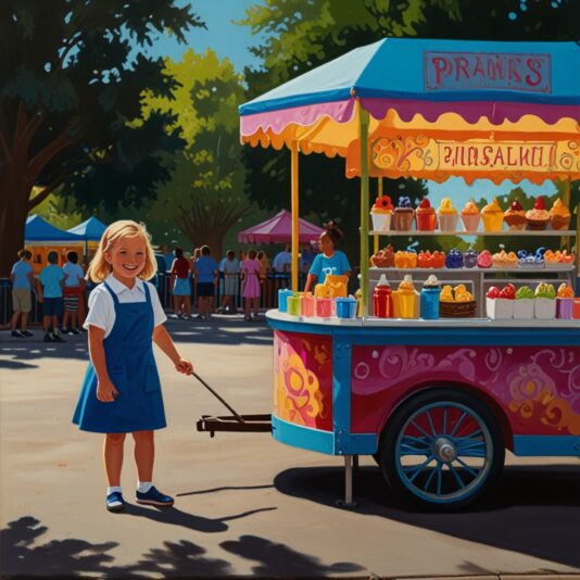 Leonardo_Lightning_XL_A_joyfully_grinning_child_ice_cream_vend_0