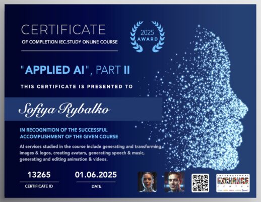 SofiyaRybalko-Прикладной-ИИ-Часть-II-AAI-Part-II-Certificate-IEC-online-courses